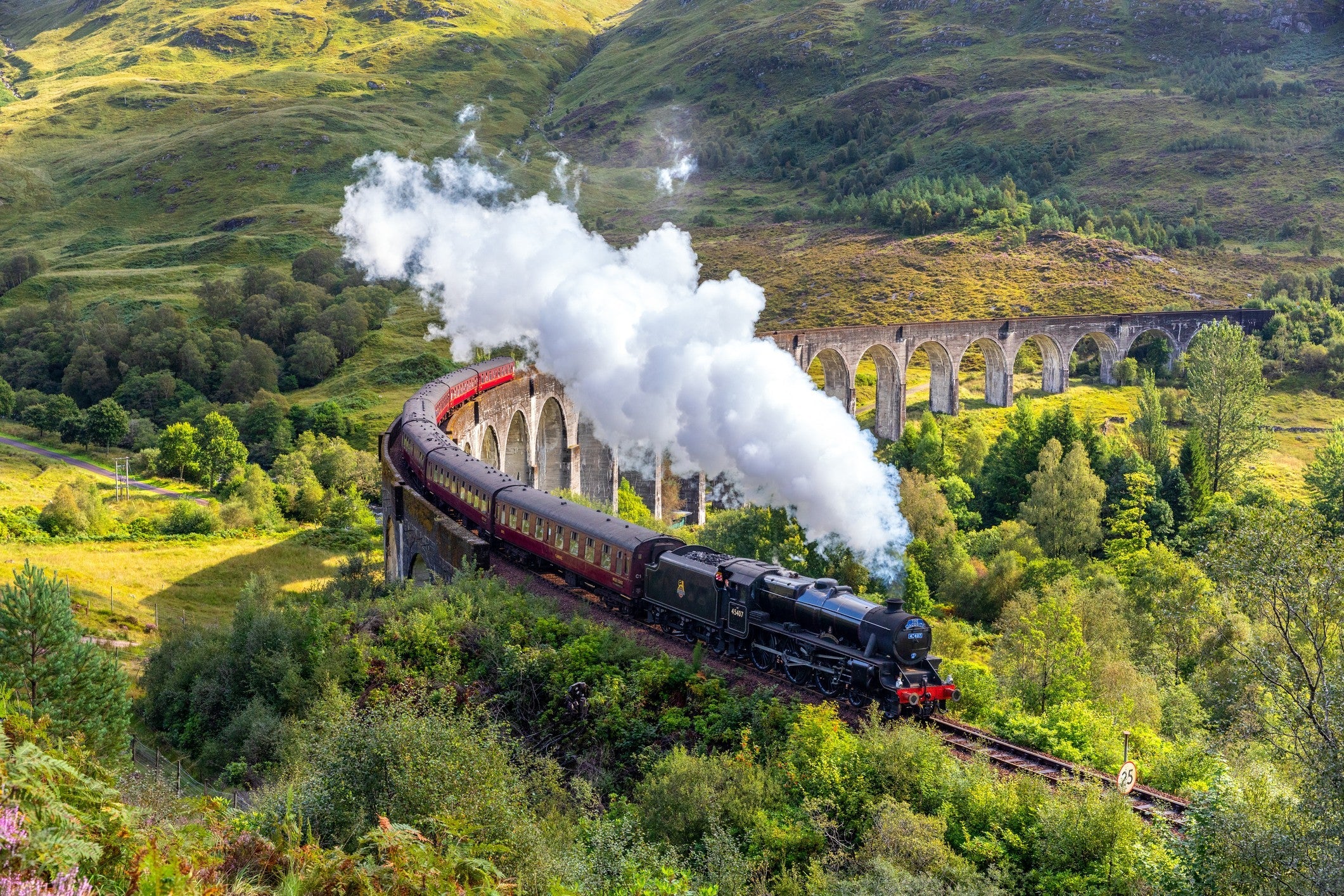 Table 218: West Highland Line from Glasgow to Fort William & Mallaig in Scotland